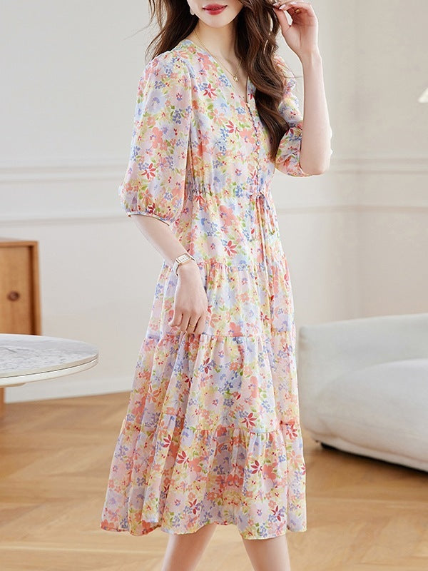 BloomCinch Dress