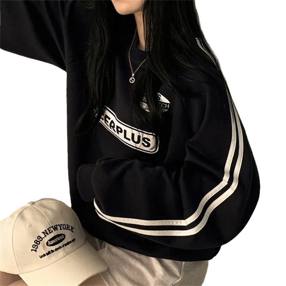 NoirEase Korean Round Neck Sweater