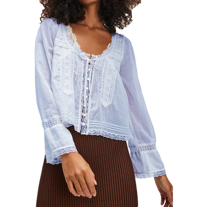 Celestine Lace Collar Blouse