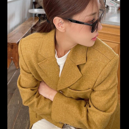 EdgeAura Woolen Suit Jacket