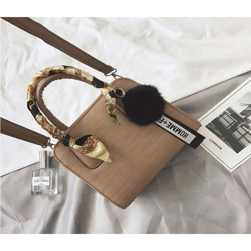 All-match silk scarf small package