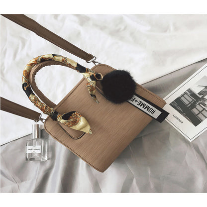 All-match silk scarf small package