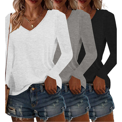AutumnEase Trio V-Neck Set