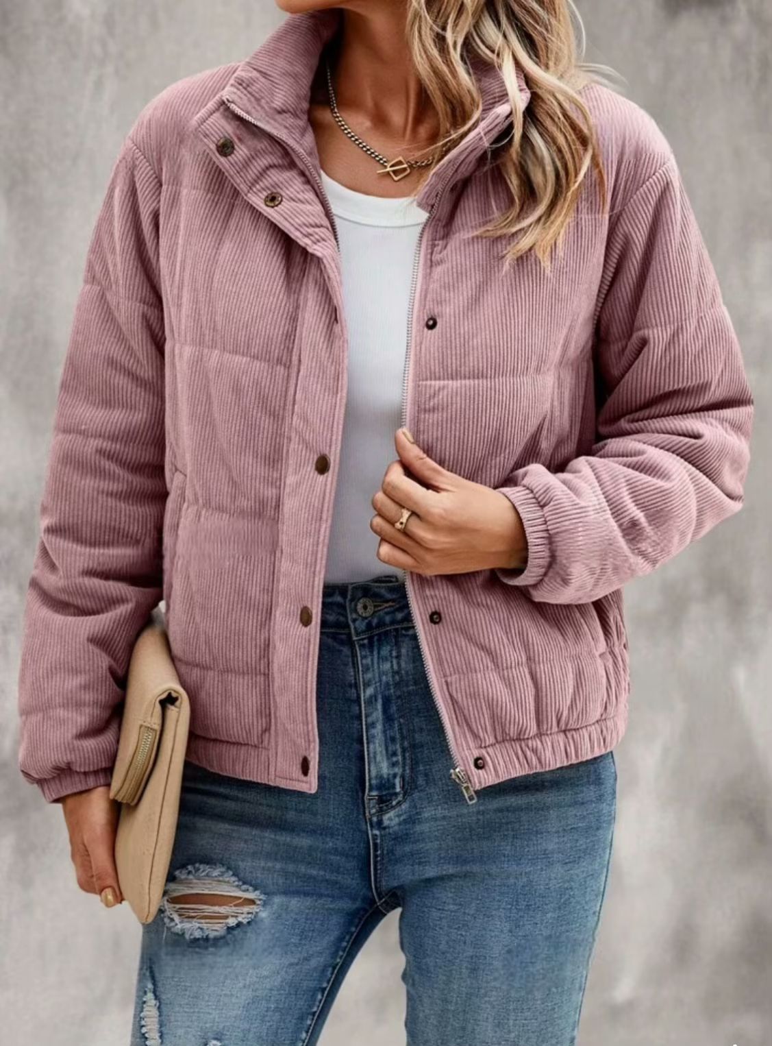 CottoChic Turtleneck Jacket
