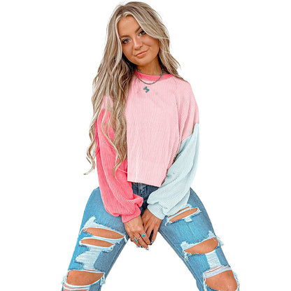 PatchEase Color-Block Sweater