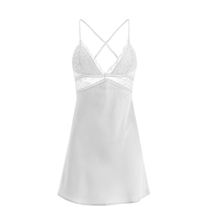 Ice silk halter suspender nightdress