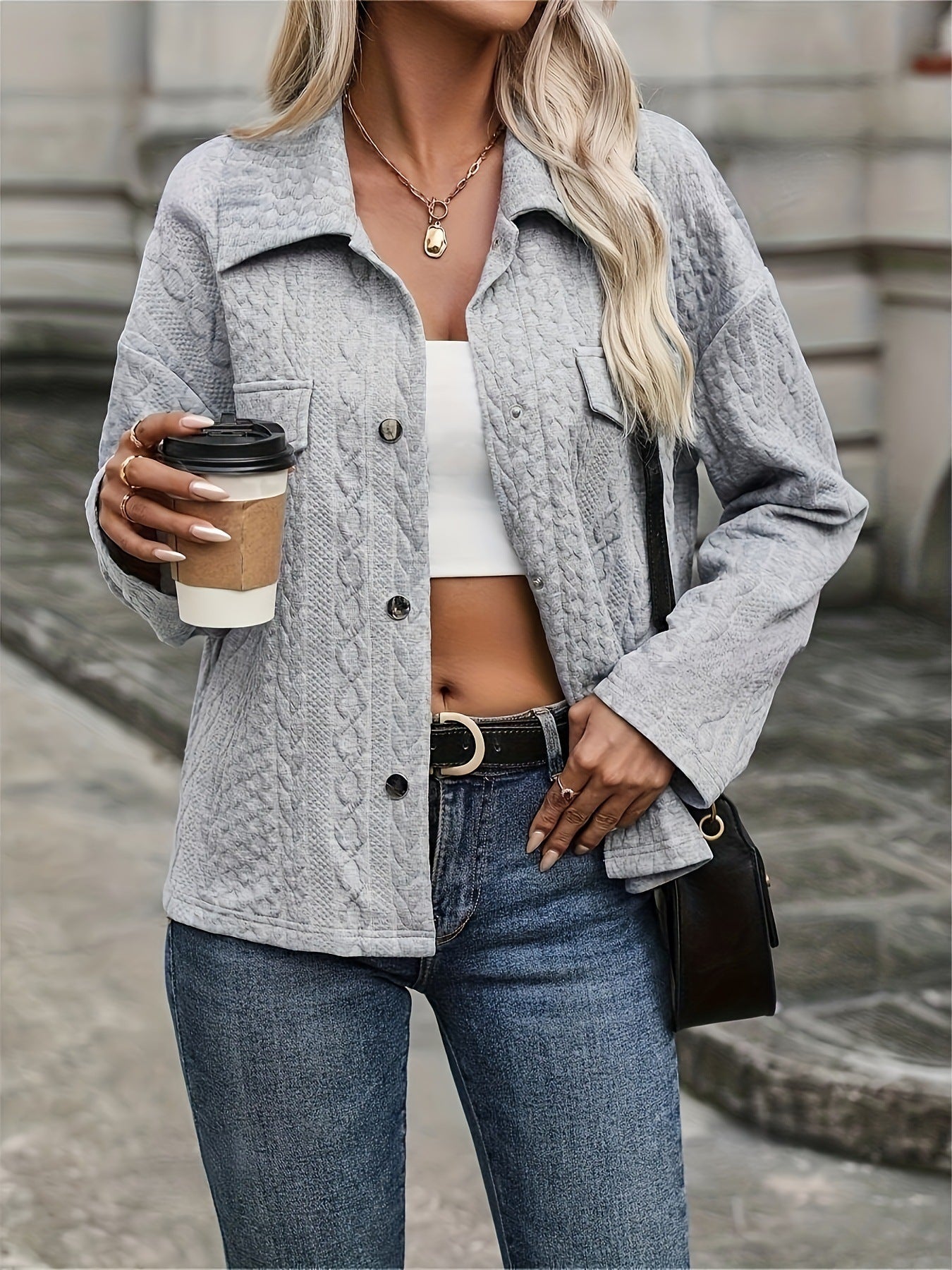 EaseCraft Buttoned Jacket