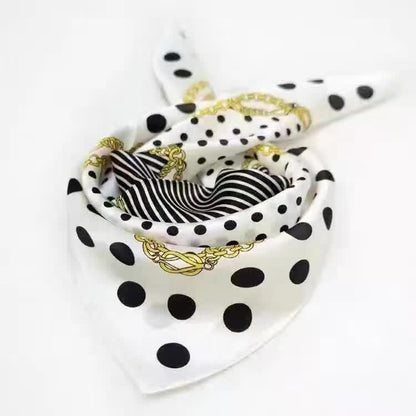 Ladies Scarf Wrapped And Satin Silk
