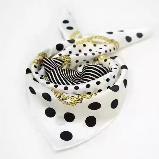 Ladies Scarf Wrapped And Satin Silk