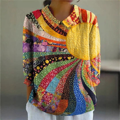 Floriscape Digital Bloom Top