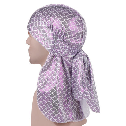 Long silk tail pirate hat