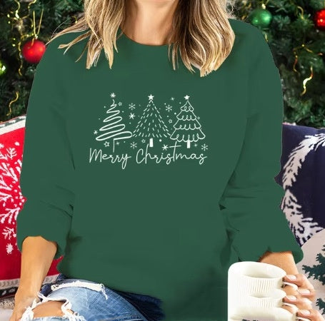 HollyGlow Solid Christmas Tee