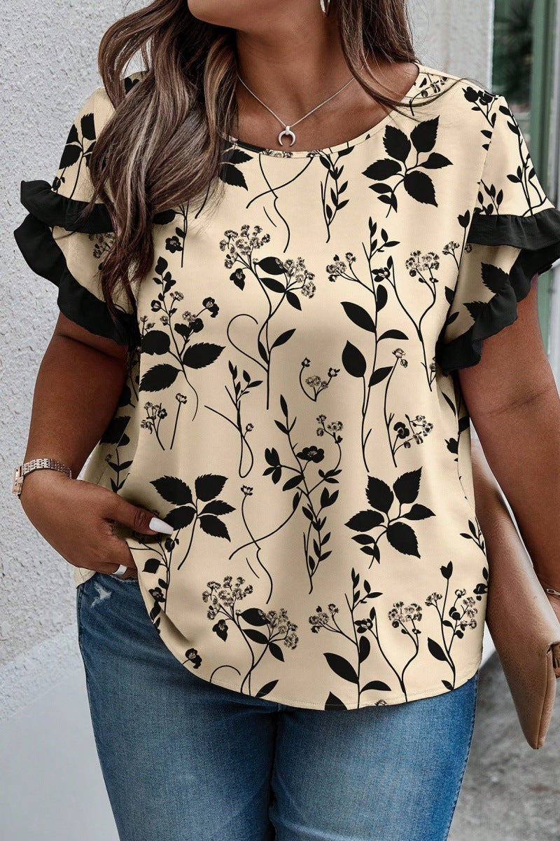 PleatAura Stitch Tee