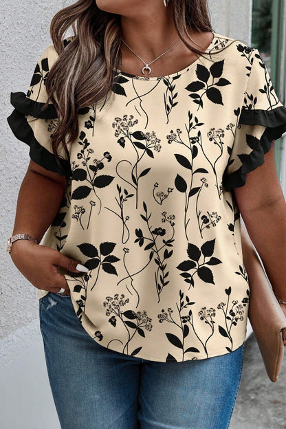 PleatAura Stitch Tee