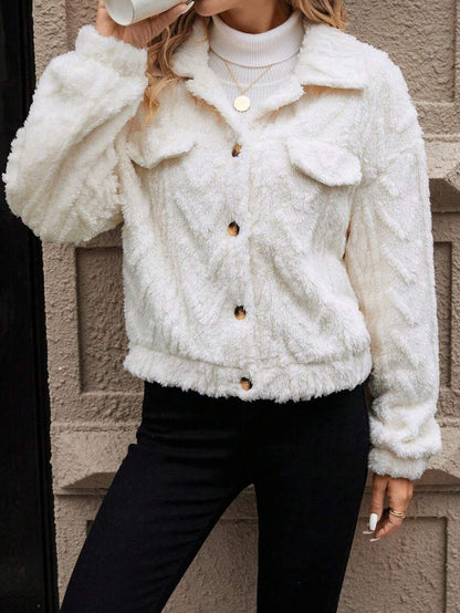 Veloura Plush Reversible Cardigan Coat