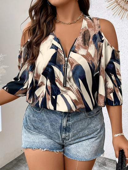 Zarella ZipGlam Blouse