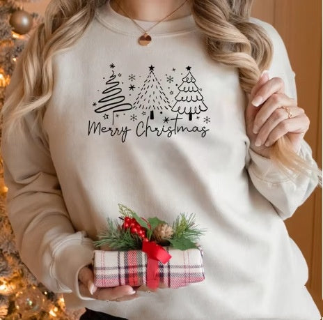 HollyGlow Solid Christmas Tee