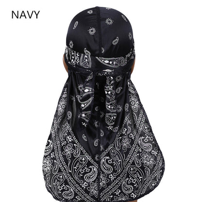 Amoeba simulation silk long tail pirate hat