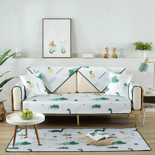 Summer washed ice silk sofa cushion
