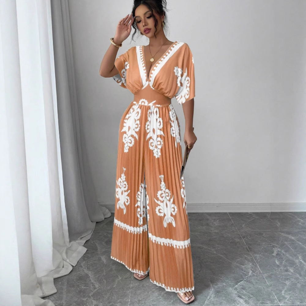 Lazara Print Jumpsuit