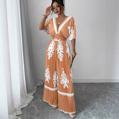 Lazara Print Jumpsuit