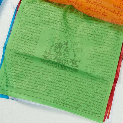 Religious silk banner
