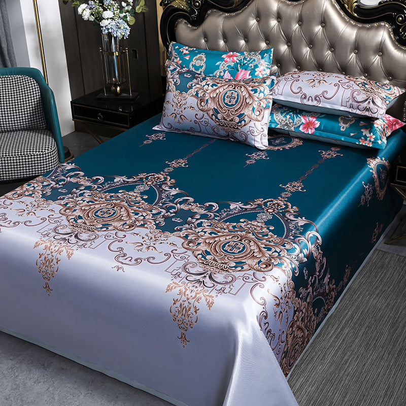 Household Ice Silk Three-piece Set Of Summer Sleeping Mat