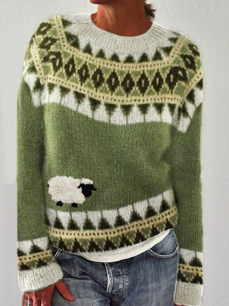 PrintEase Casual Knit
