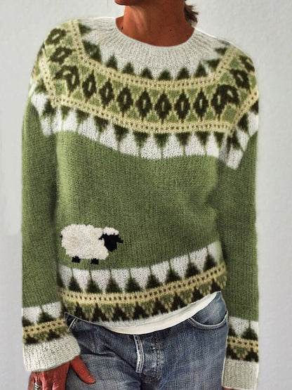 PrintEase Casual Knit