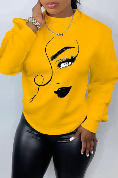 PrintEase Crew Neck Sweater