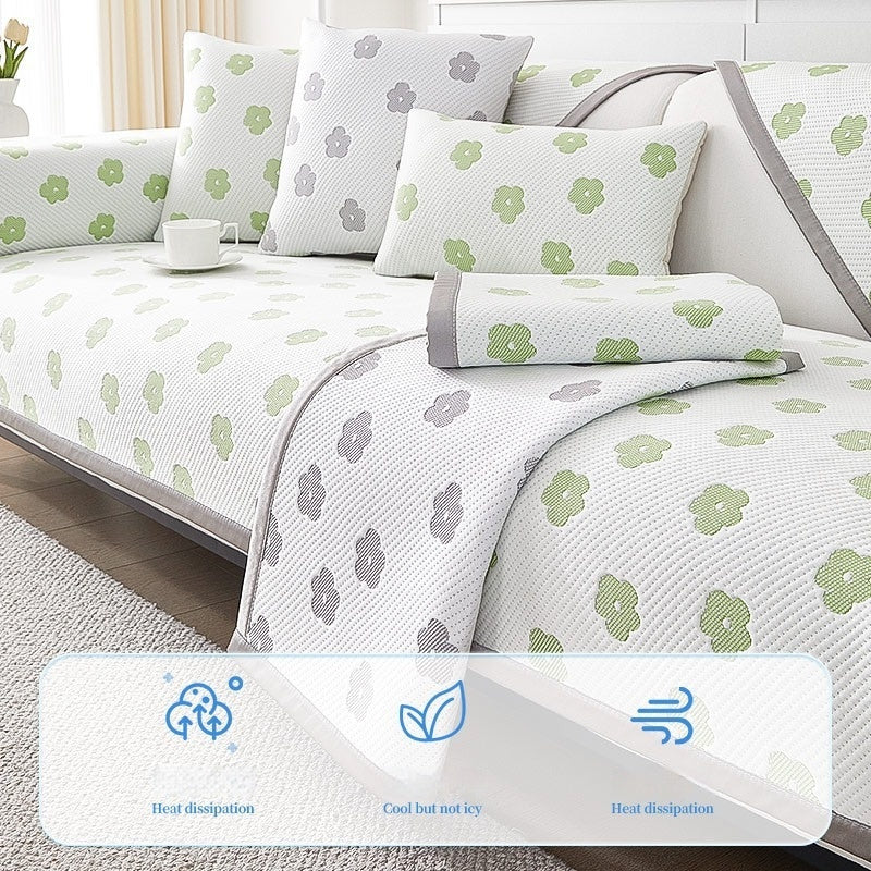 Ice Silk Sofa Towel Anti-scratching Sofa Cover