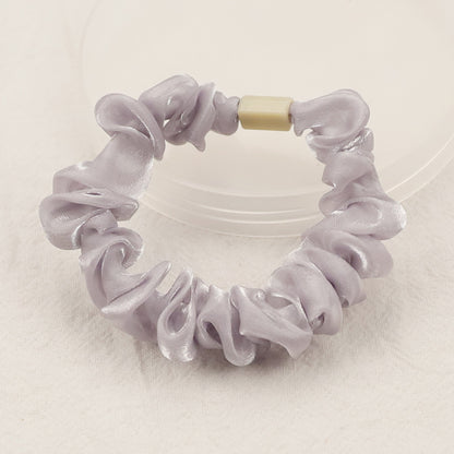 Puff Silk Pearlescent Hair Rope Refreshing Girl