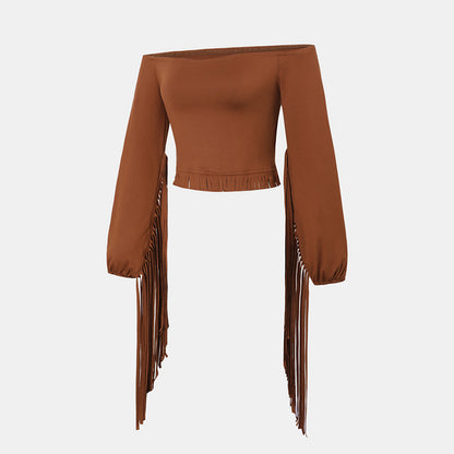 Desert Rose Fringe Top