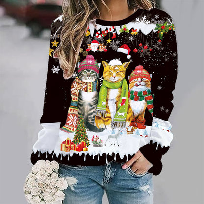 FestiveFeline™ Holiday Charm Sweatshirt