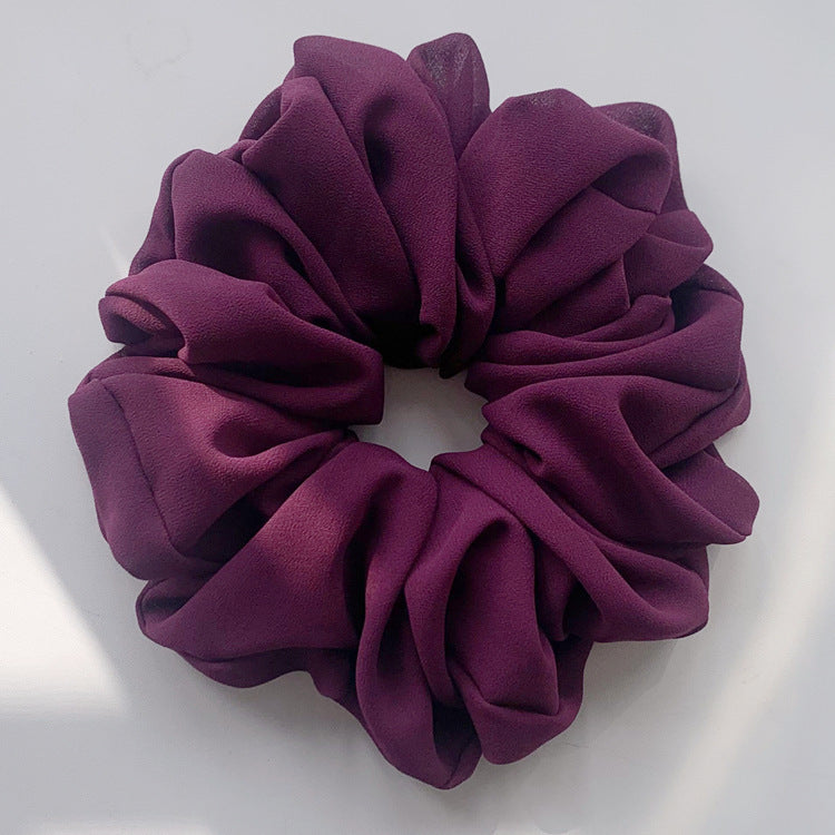 Big Head Bouquet Chiffon Large Intestine Ring Hair Ring