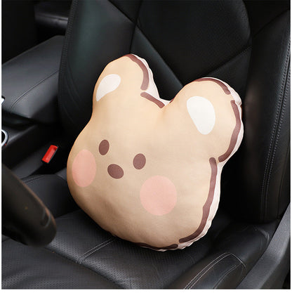 Love Bear Ice Silk Car With Single Piece Cushion