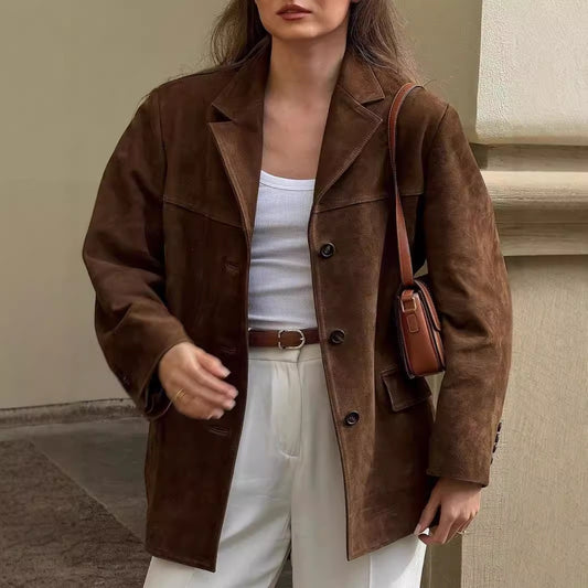 VeluraCasual Suede Jacket