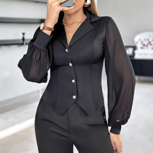 Velmira MeshMode Blouse