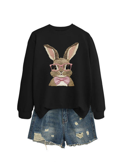 CinnaHop Bow Bunny Sweatshirt