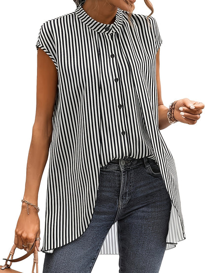 Monochrome Muse Layered Shirt