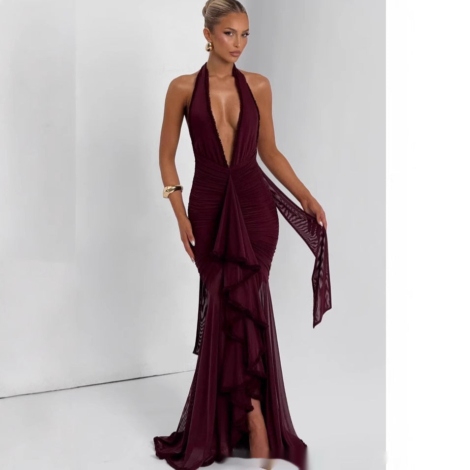 Crimson Reverie Gown