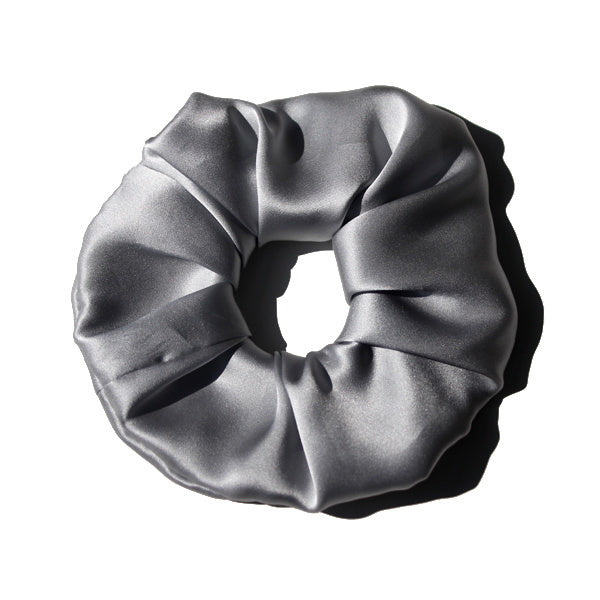 Silk Large Intestine Circle Head Flower Silk Hair Rope Satin