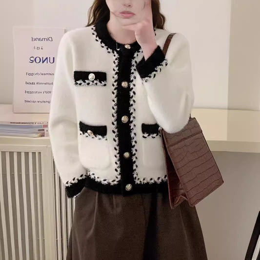 Parisian Elegance Cardigan Coat