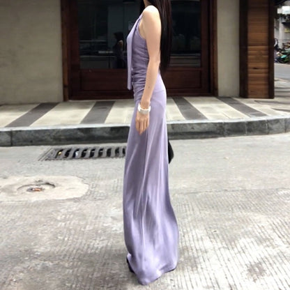 Twinkle Breeze Halter Dress