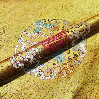 Fashion Chinese Jacquard Silk Satin Fabric