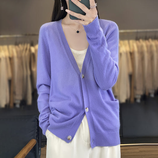 CozyChic Pocket Knit Cardigan