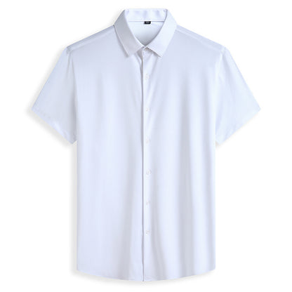 Ice Silk Business Casual Half Sleeve
