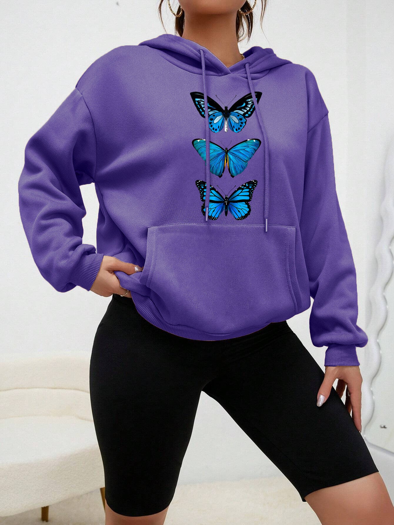 SugarStreet Printed Hoodie