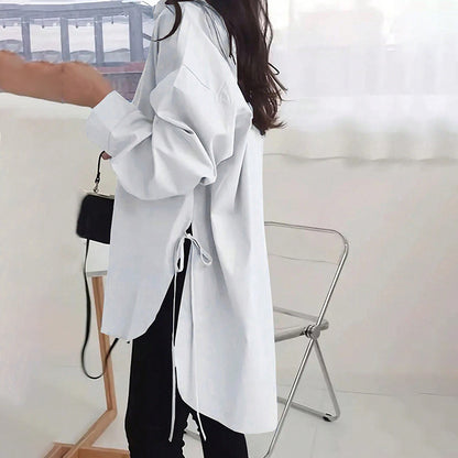 Breezelyn Side-Tie Blouse