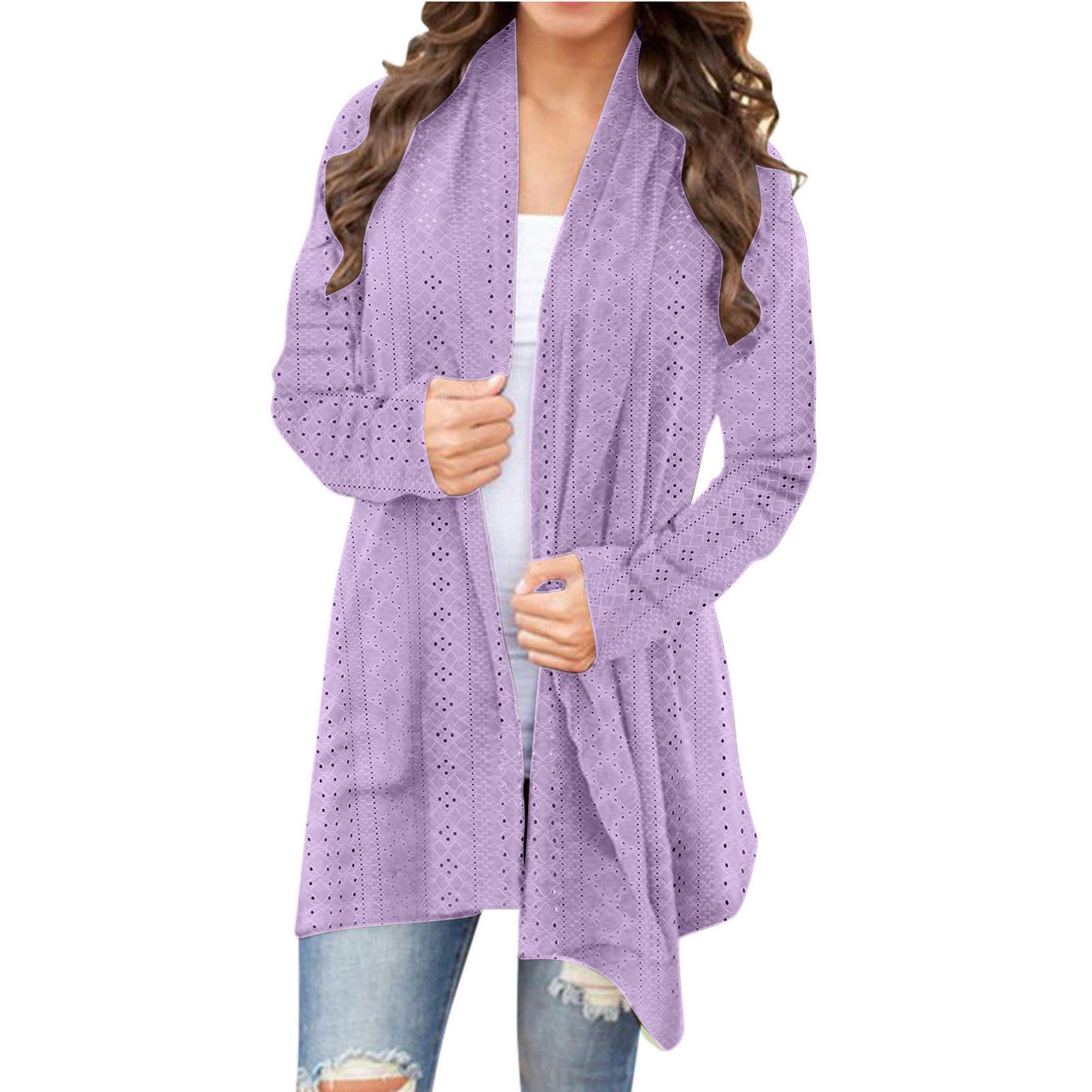 FlowEase Irregular Cardigan